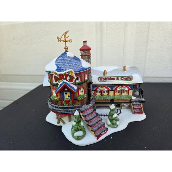 Dept 56 North Pole Series “Art’s Hobbies & Crafts” Special Edition 2004 Collecti - Picture 2 of 6